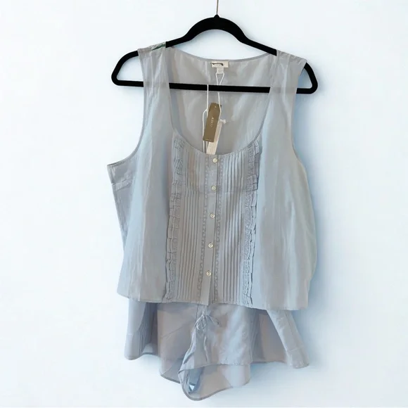 JCREW Araks X J.Crew pajama set in cotton-silk voile blend NWT - Picture 2 of 4